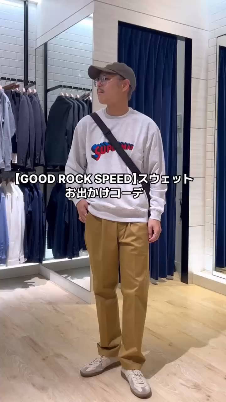 2025.09.16 【GOOD ROCK SPEED】プリントスウェット SUPERMANプリント  サムネイル画像