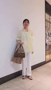 2026.04.13 シアーオーガンジーフリルネックブラウス💛 サムネイル画像