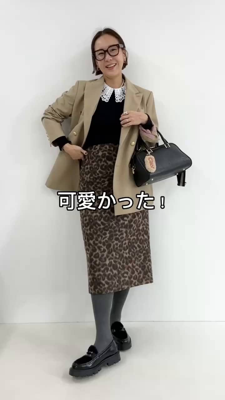 2024.09.18 レオパードスカート✨　着回しコーデ❣️ サムネイル画像