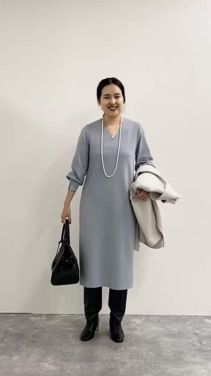 2025.10.13 ラメ総針コクーンニットワンピース サムネイル画像