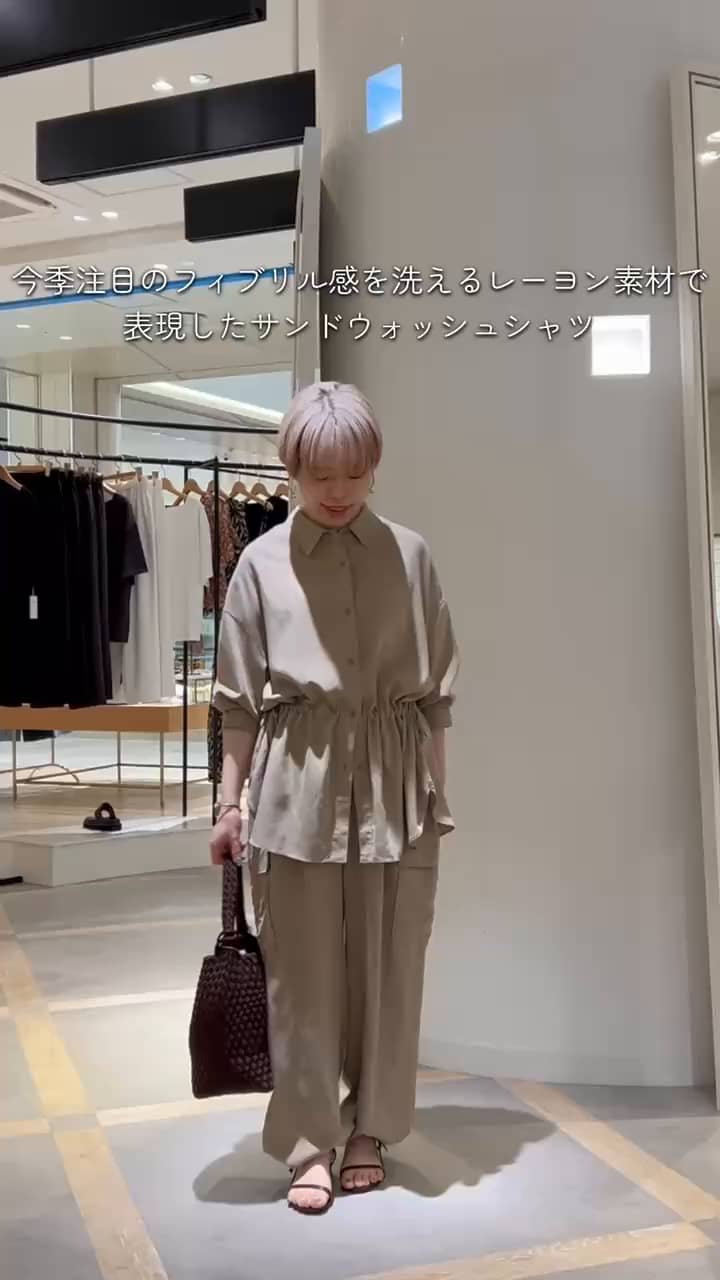 2026.05.19 サンドウォッシュシャツセットアップ サムネイル画像