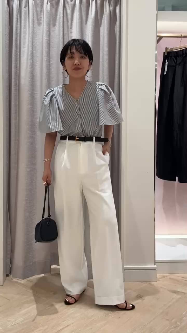 2026.07.08 サッカーフレアスリーブシャツブラウス👚 サムネイル画像