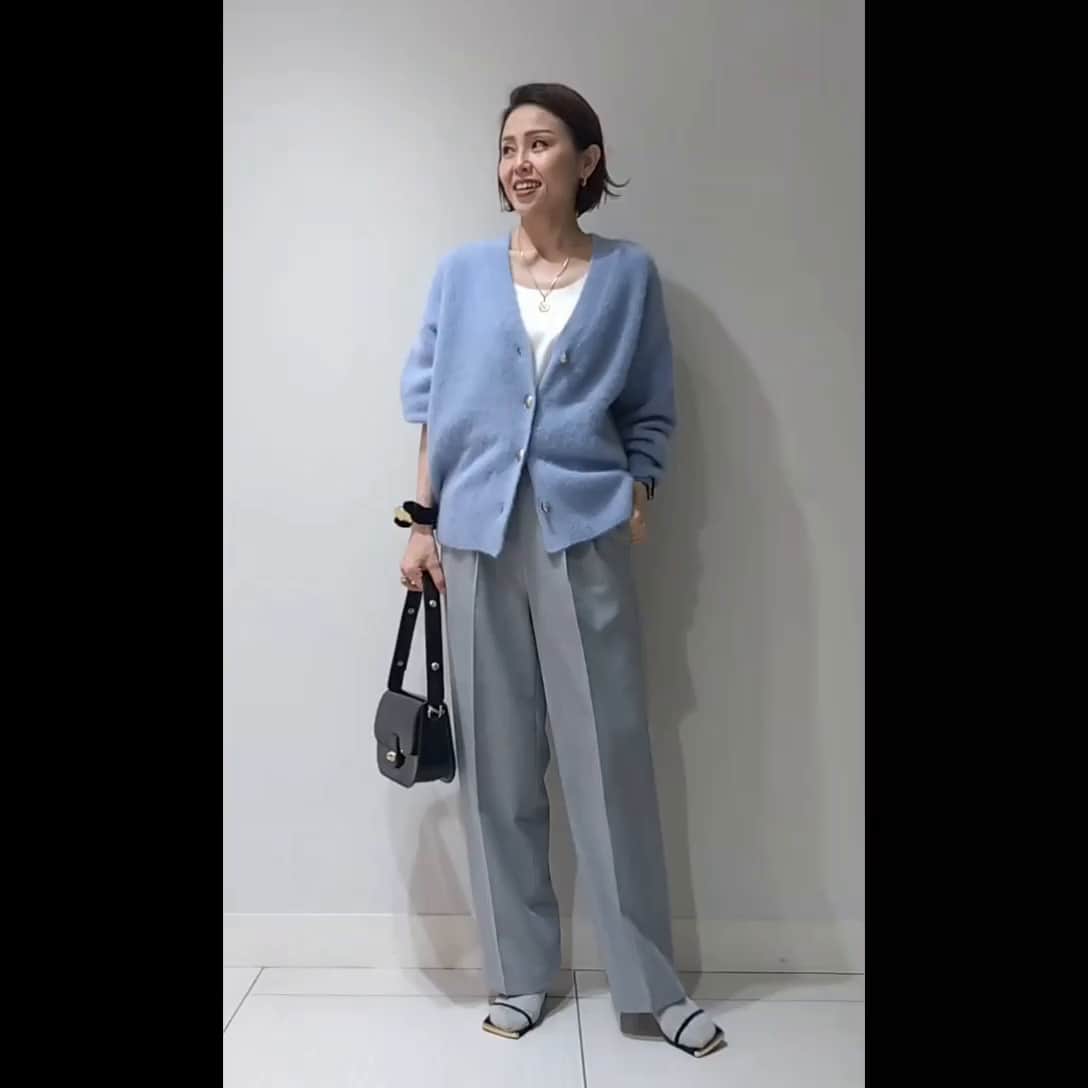 2024.10.14 ヘアリーカーディガンコーデ サムネイル画像