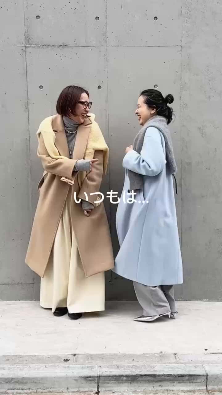 2024.11.25 冬のパステルカラーコーデ💛🩵 サムネイル画像