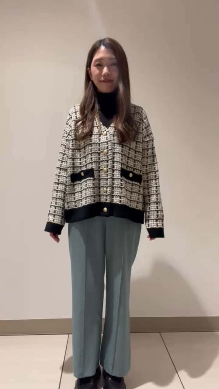 2022.12.13 ツイードカーディガン サムネイル画像
