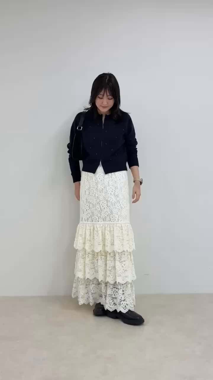 2025.12.09 ハートZIPカーディガンでつくる甘さ控えめレースコーデ サムネイル画像