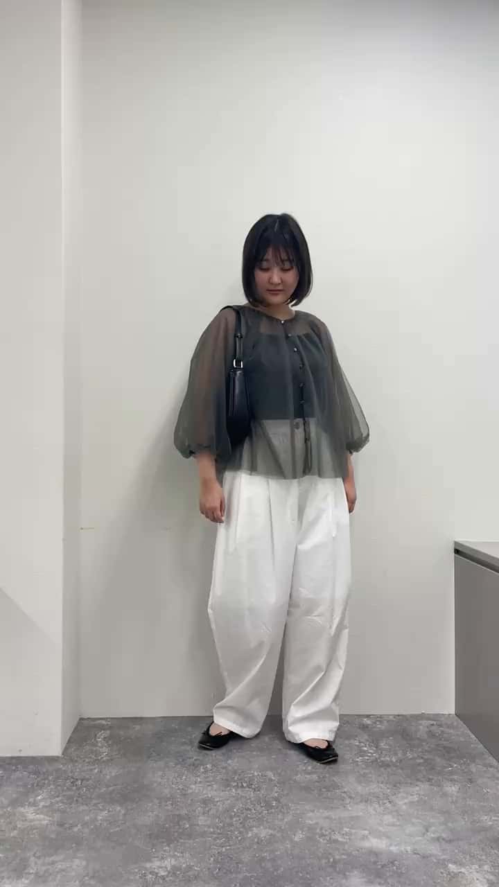 エアータンブラーギャザーボリュームパンツ（4-0021-2-29-005