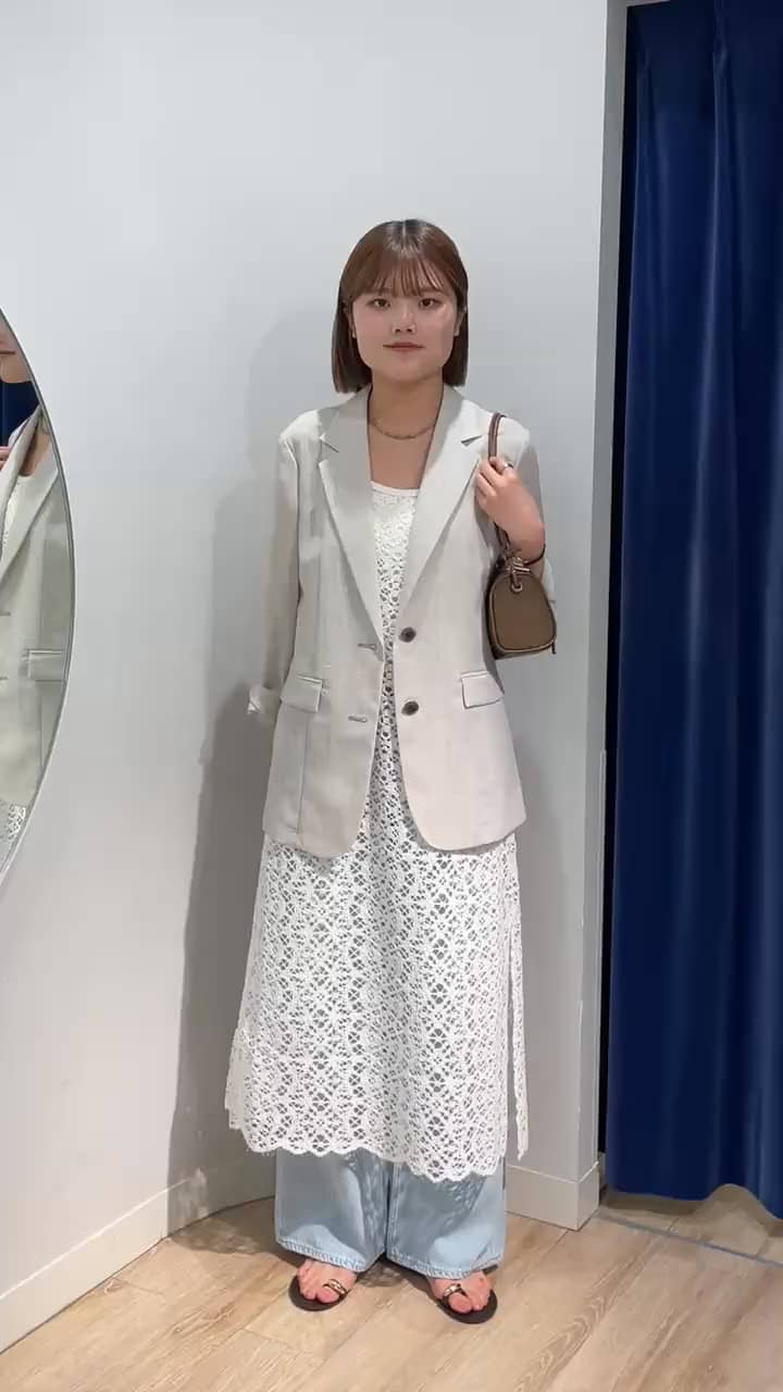 2026.05.19 ジャケット×レースワンピコーデ サムネイル画像