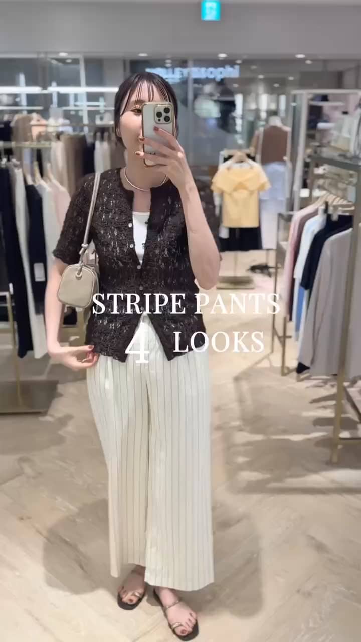 2026.06.15 ストライプパンツ4コーデ✨ サムネイル画像
