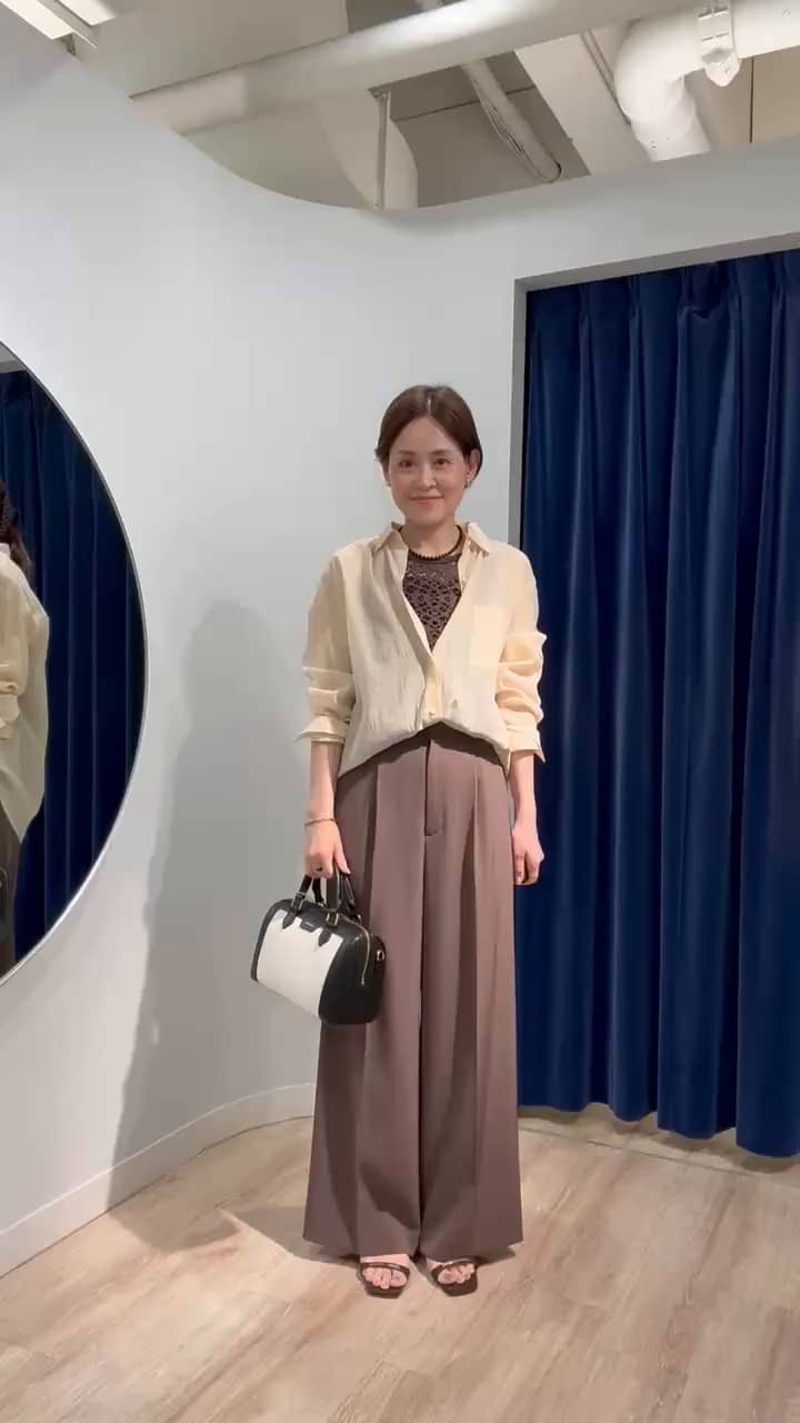 2026.05.10 ウォッシャブル強撚ツイルワイドパンツ🌿 サムネイル画像