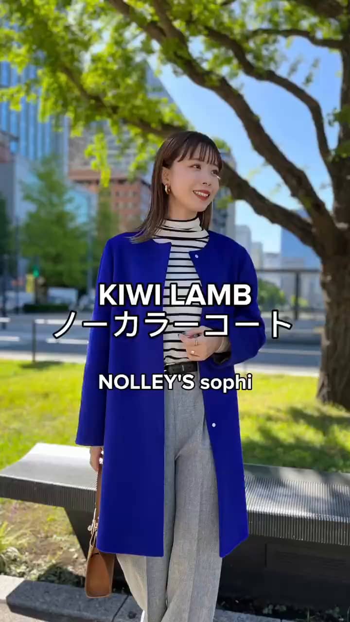 KIWI LAMBノーカラーコート｜MOVIE詳細｜NOLLEY'S MALL（ノーリーズ