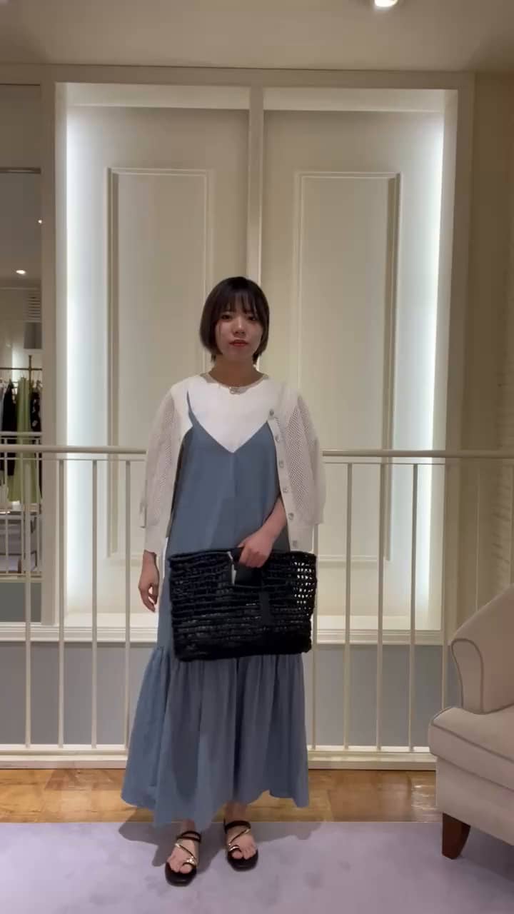 apolina キャミワンピ2-3y Aletta vita ワンピース キャミワンピース Iライン ロング