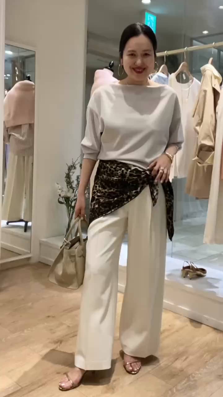 2026.02.15 淡色コーデにレオパードストールでアクセント✨ サムネイル画像