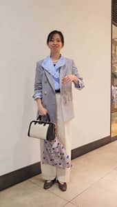 2026.03.09 ジャケット×フリルシャツ🩵 サムネイル画像