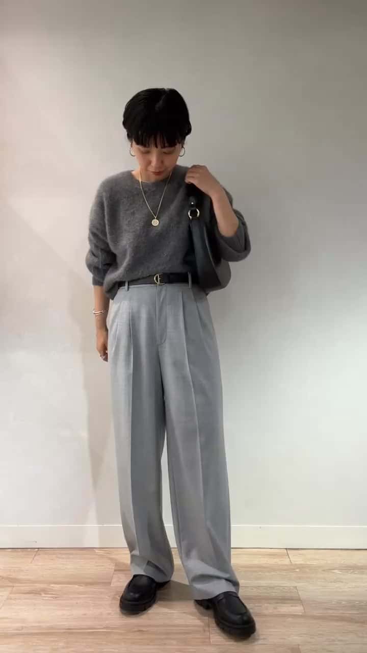 2024.10.20 グレーのワントーンコーディネート🩶 サムネイル画像