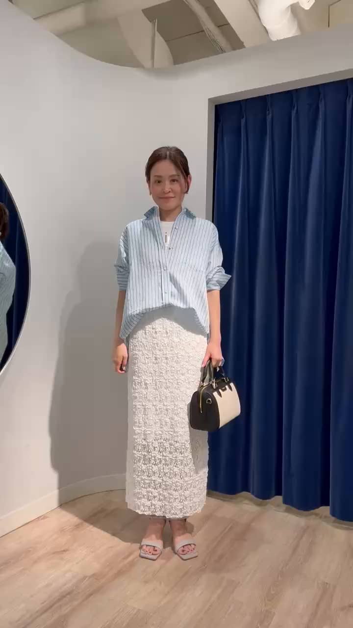 2026.03.15 ウォッシャブルタンブラーストライプ3WAYシャツ🌿 サムネイル画像