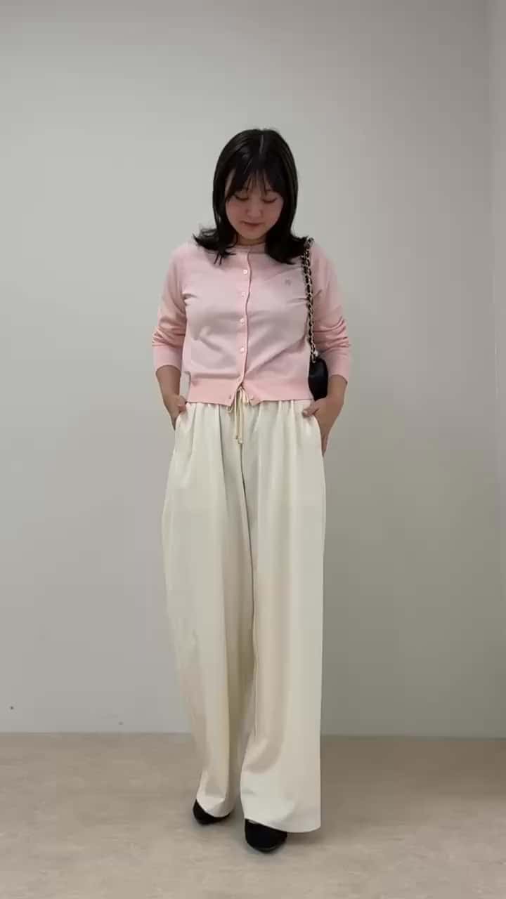 2025.08.21 🌸ピンクカーディガン×ワイドパンツで大人かわいいリラックスコーデ サムネイル画像