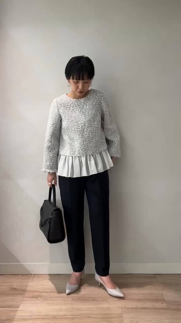 2025.02.02 ツイードブラウスコーデ💐 サムネイル画像