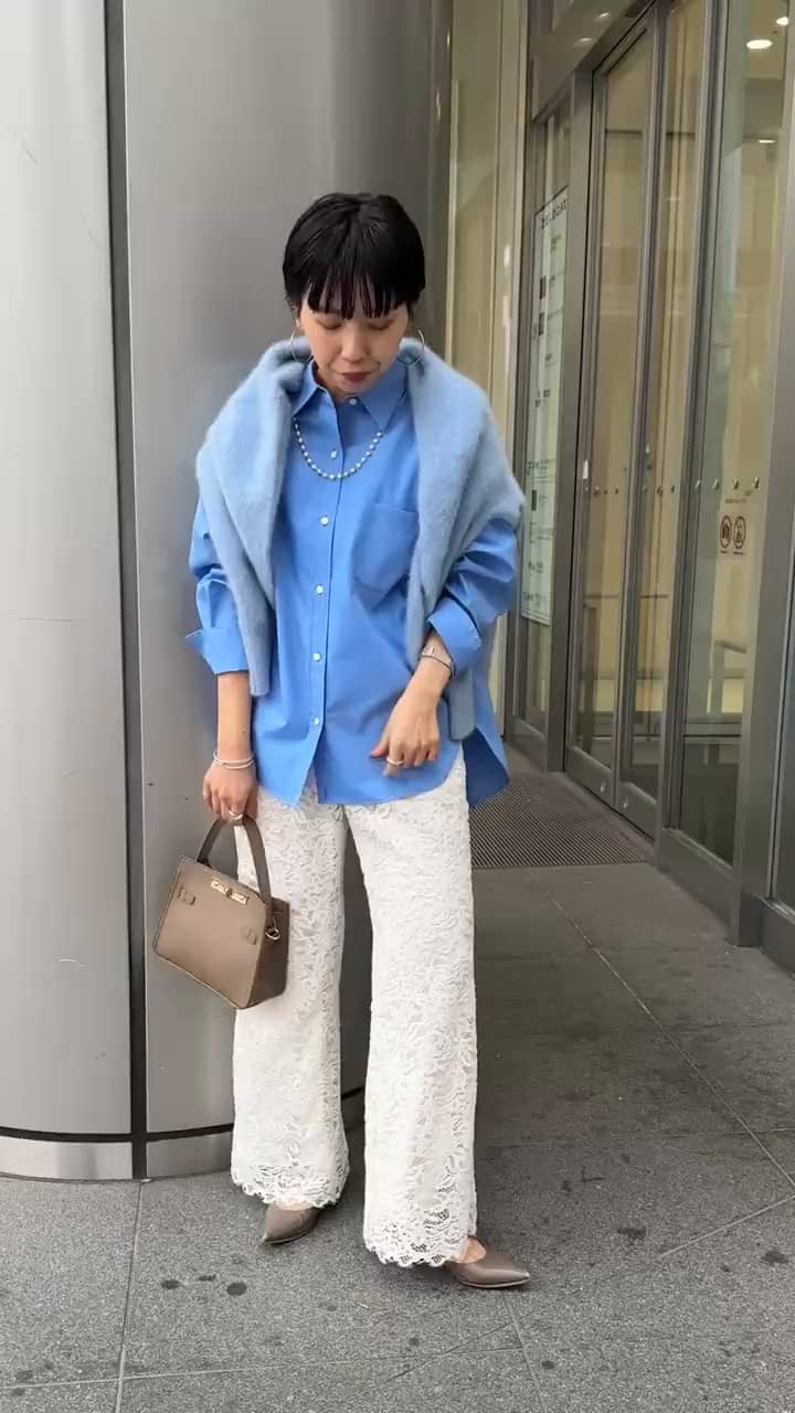 2025.12.04 レースパンツコーディネート🩵 サムネイル画像