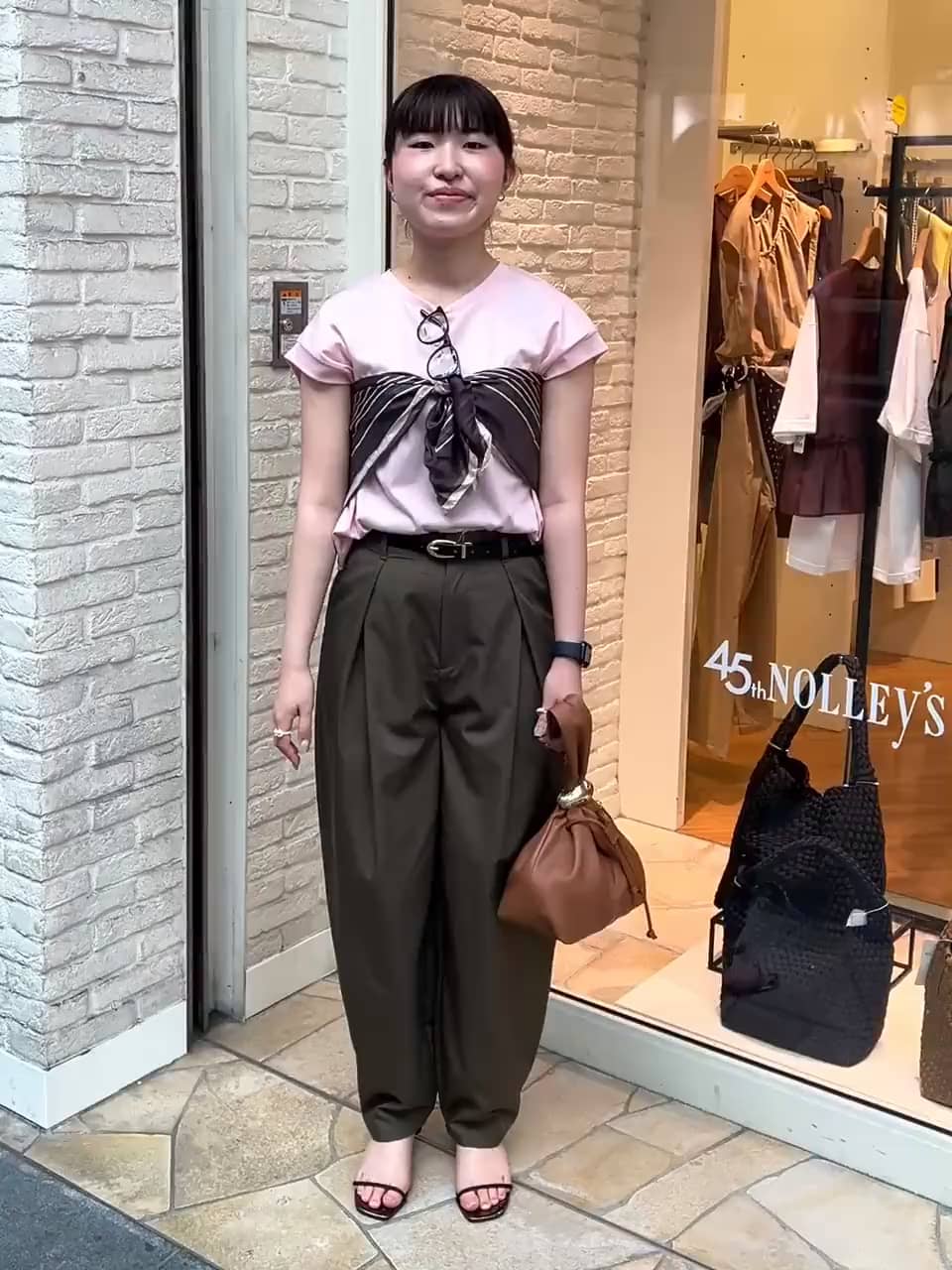 2026.08.03 ピンク×カーキコーデ サムネイル画像