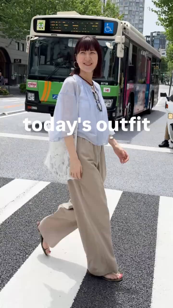 2026.05.27 暑い日におすすめのブラウスとパンツ🏝️ サムネイル画像