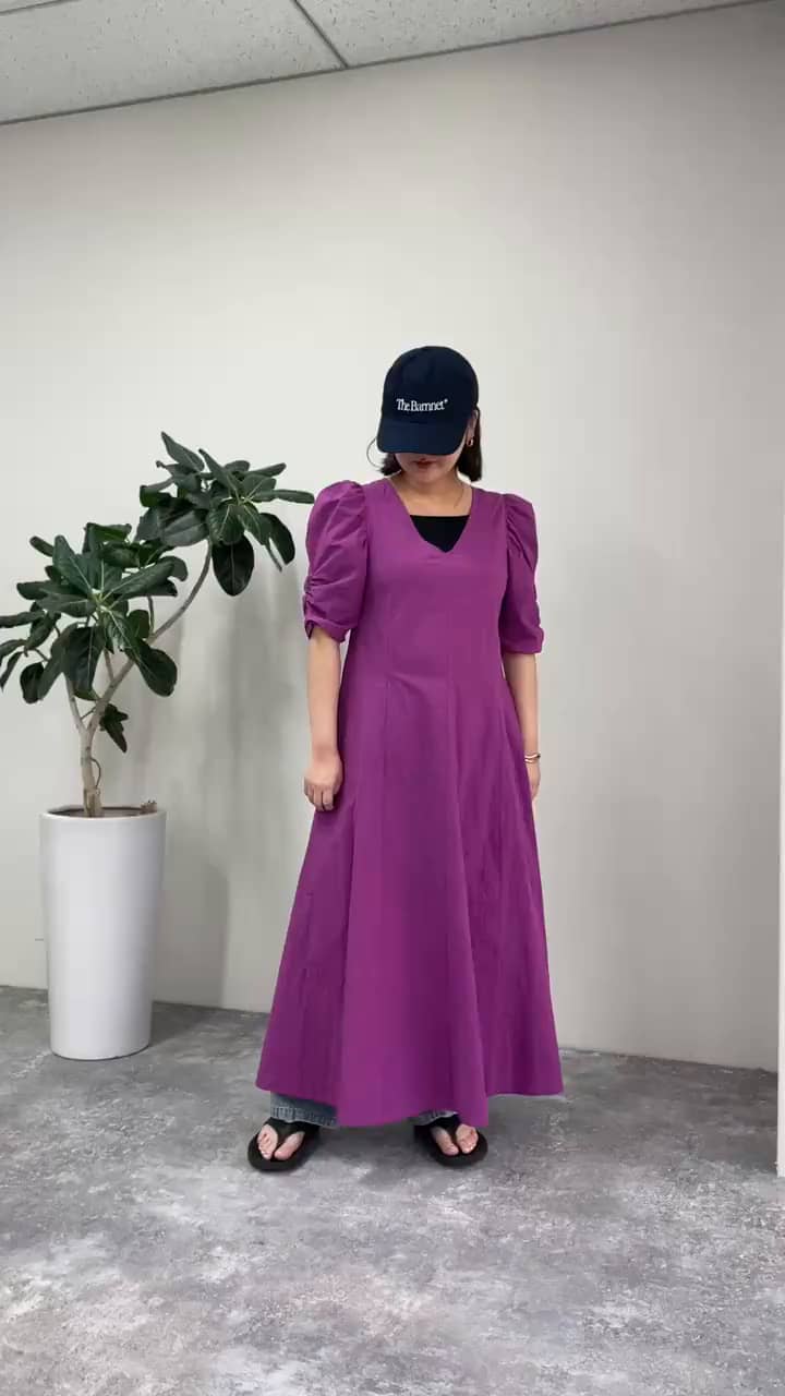 2024.04.22 ◆袖ボリュームフレアワンピース サムネイル画像