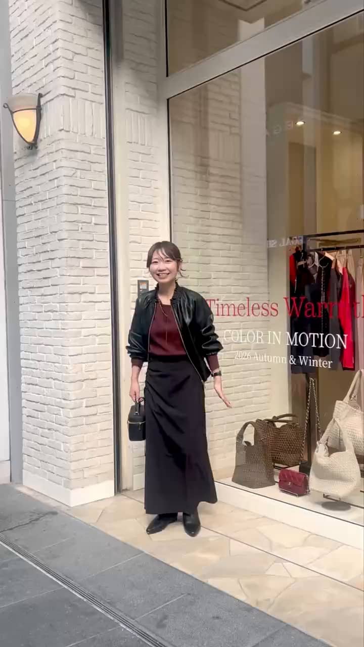 2026.09.30 ［MARILYN MOON/マリリーンムーン］ soft eco-leather blouson サムネイル画像