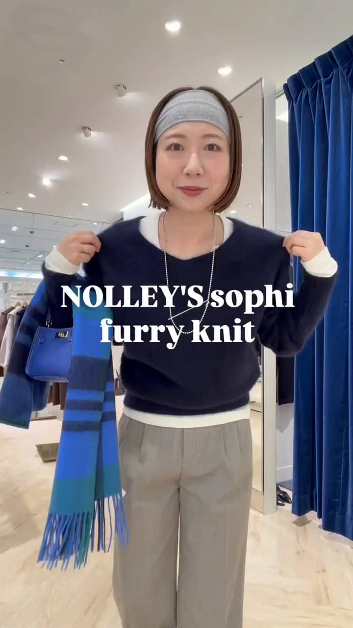 2025.11.25 ヘアリー2wayニット　4色着回し☃️✨ サムネイル画像