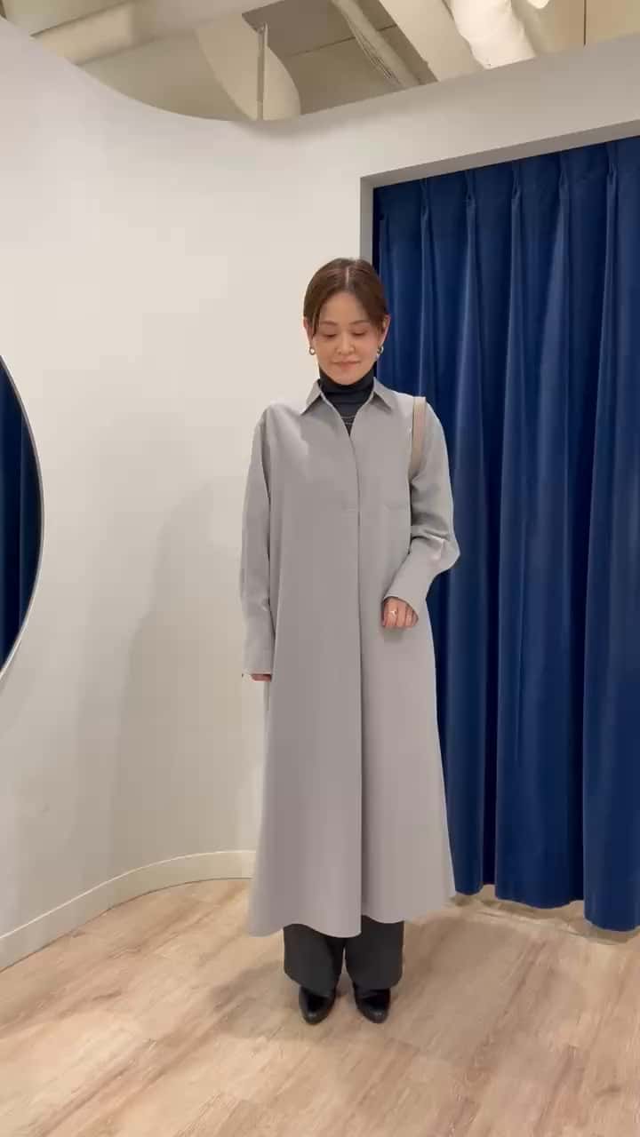 2025.12.20 ウォッシャブルツイルロングシャツワンピース🌿 サムネイル画像