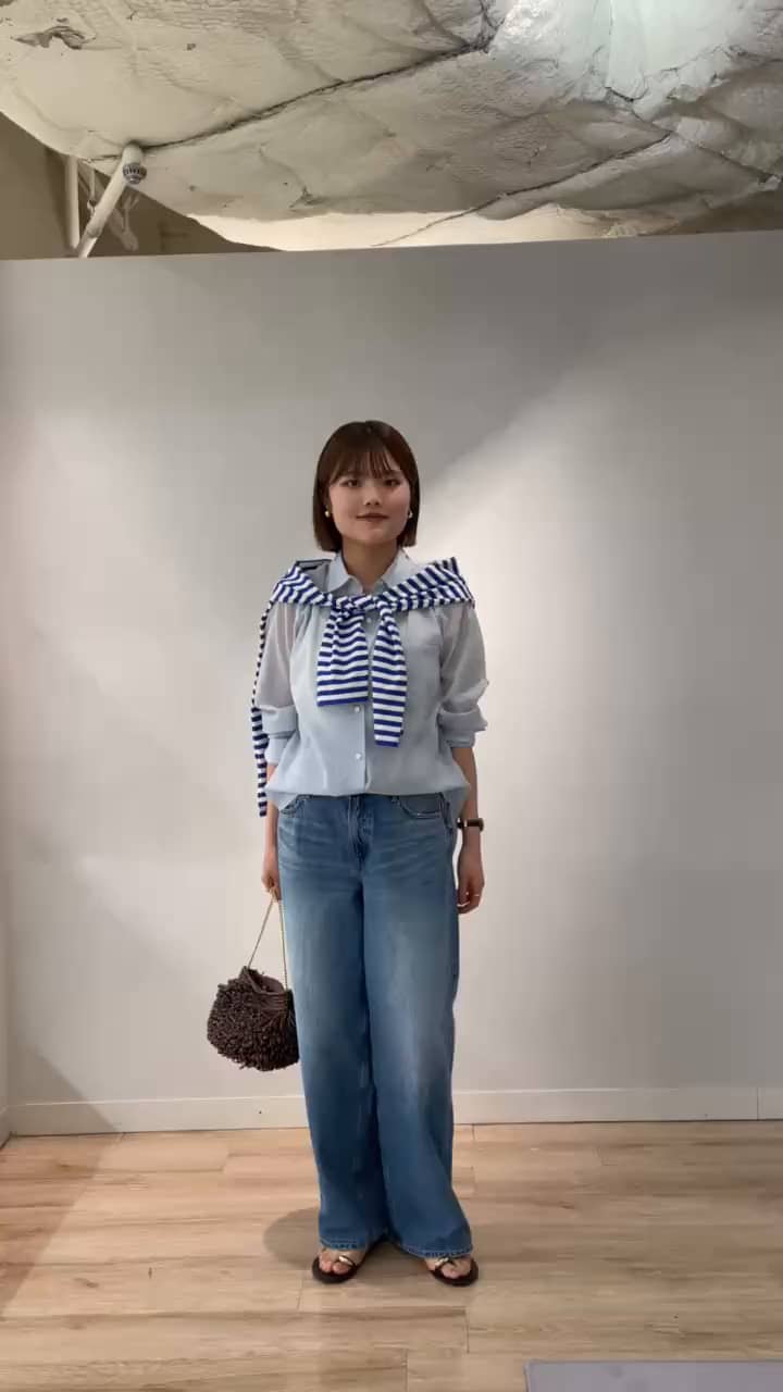 2026.04.20 カジュアルブルーシャツコーデ サムネイル画像