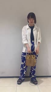 2022.07.19 インパクト大！リーフ柄プリントパンツ🌴 サムネイル画像