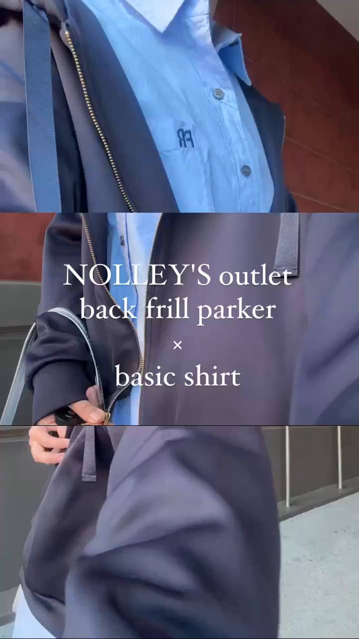 2025.01.12 \バックフリルパーカー×ベーシックシャツ/ サムネイル画像