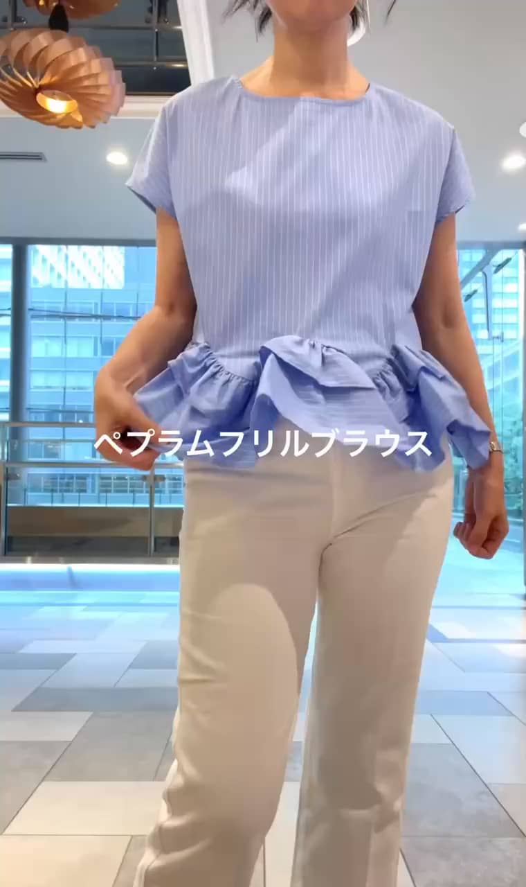 2026.05.23 ペプラムフリルブラウス4style サムネイル画像