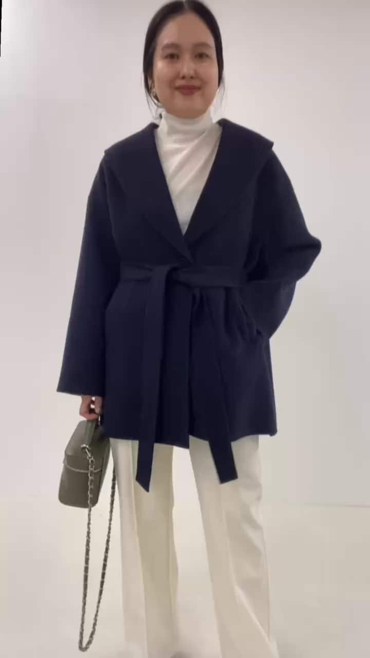 NOLLEY'S sophi リバーショールコート　ネイビーsサイズ NOLLEY'S sophi 定番のリバーショールコート✨｜MOVIE詳細｜NOLLEY'S