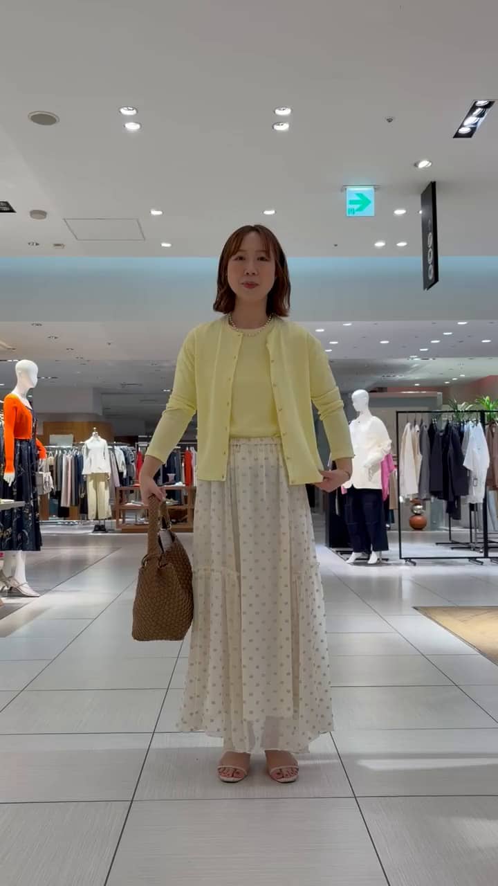 2026.04.02 春色💛アンサンブル×ジャガードスカート サムネイル画像