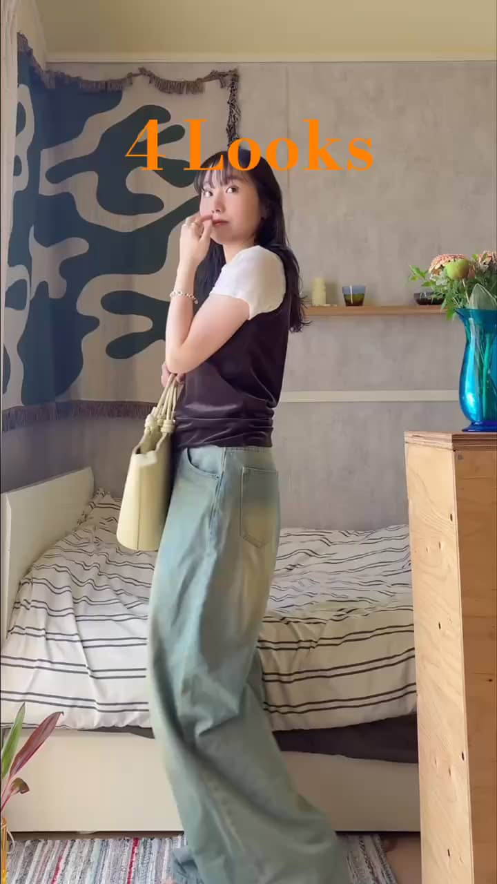 2025.07.08 【ベロアタンクトップ着回しコーデ紹介🎽】 サムネイル画像