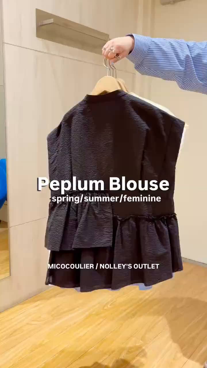 2026.04.07 \peplum blouse all color/ サムネイル画像