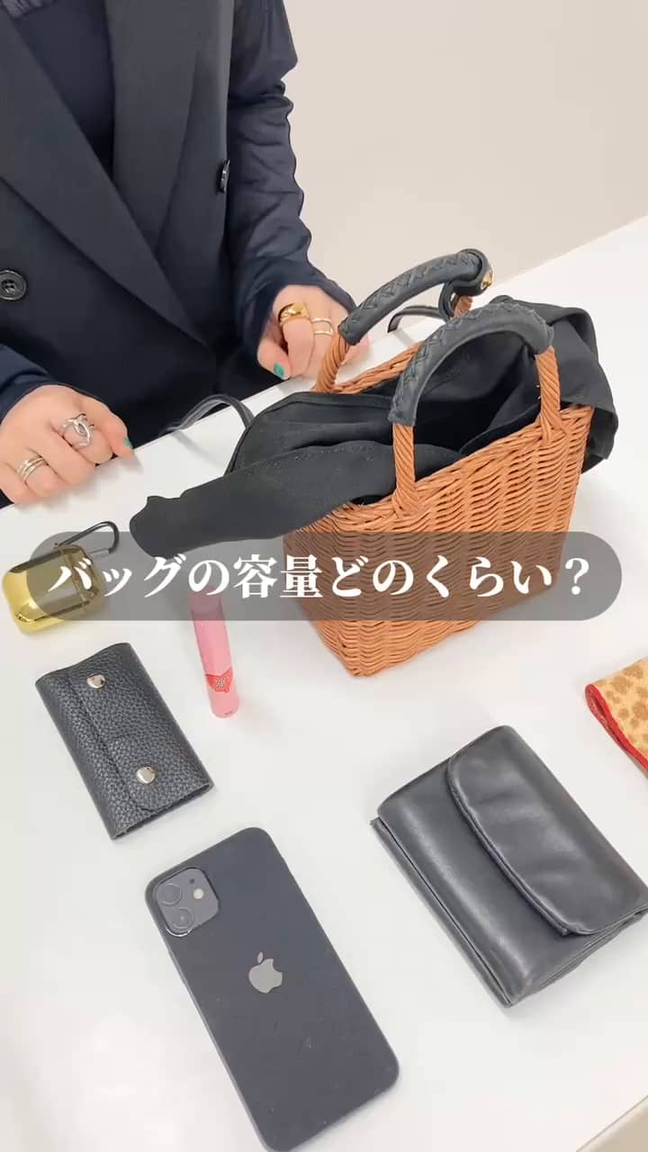 2024.03.29 スクエアかごバッグにはどのくらい入る？ サムネイル画像