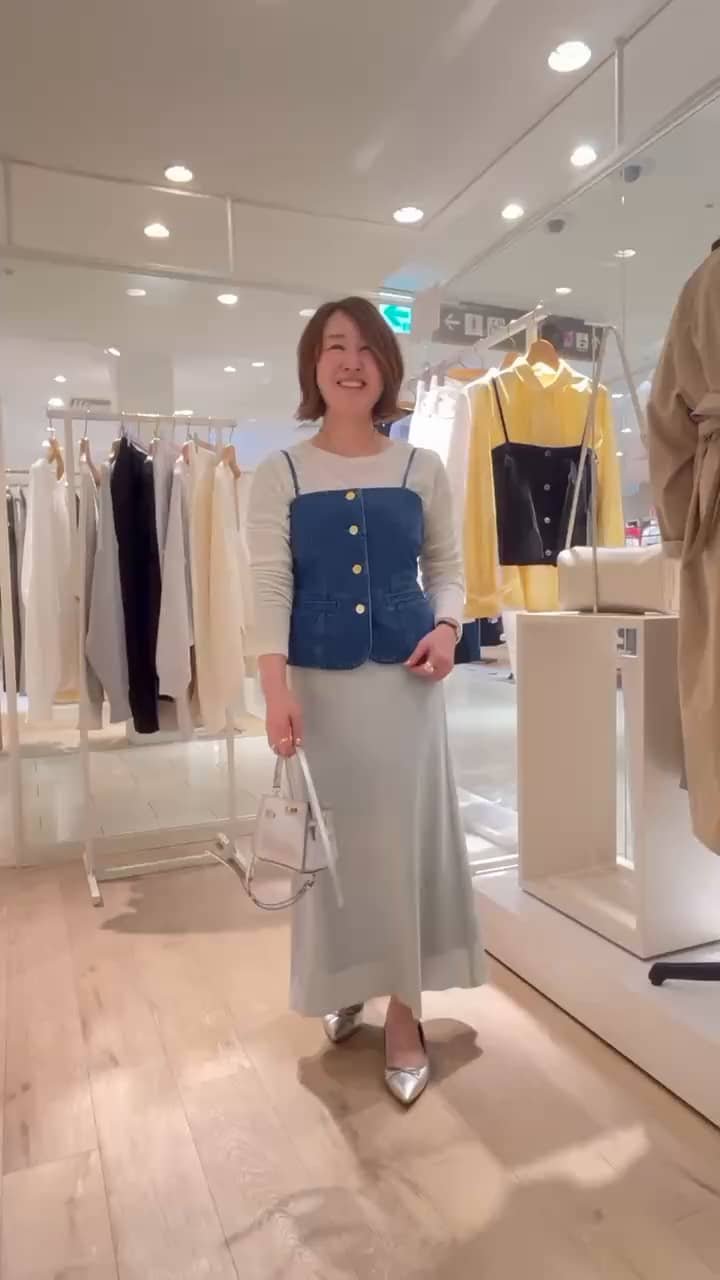 2026.01.30 デニムビスチェコーデ サムネイル画像