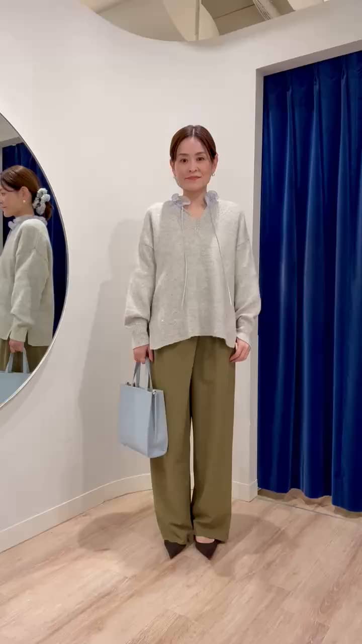 2025.12.23 モヘヤスパンコールVネックプルオーバー🌿 サムネイル画像