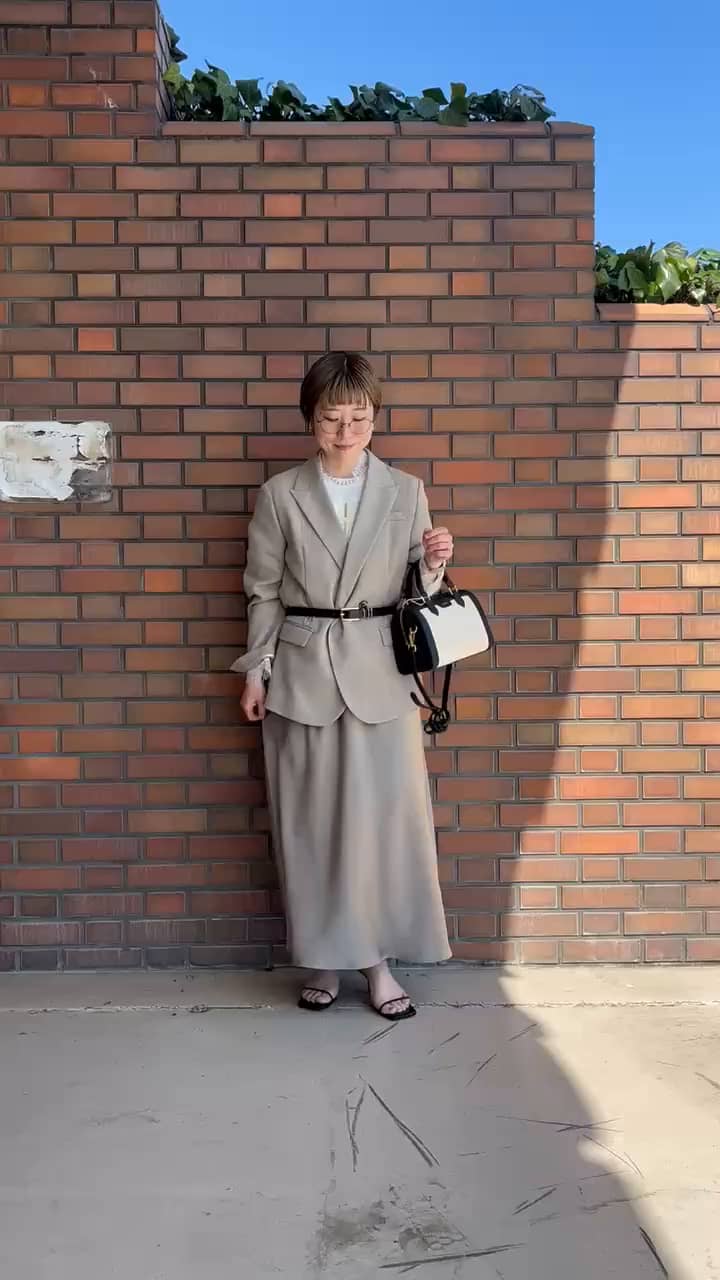 2026.04.05 ベージュのワントーン🤎大人きれいめカジュアルコーデ サムネイル画像