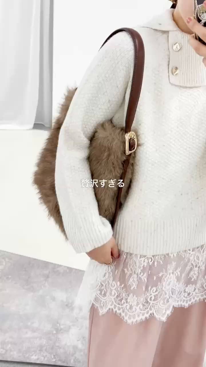 2026.09.10 \上品さとラフさを兼ね備えたフェイクファーワンハンドルBAG✨/ サムネイル画像