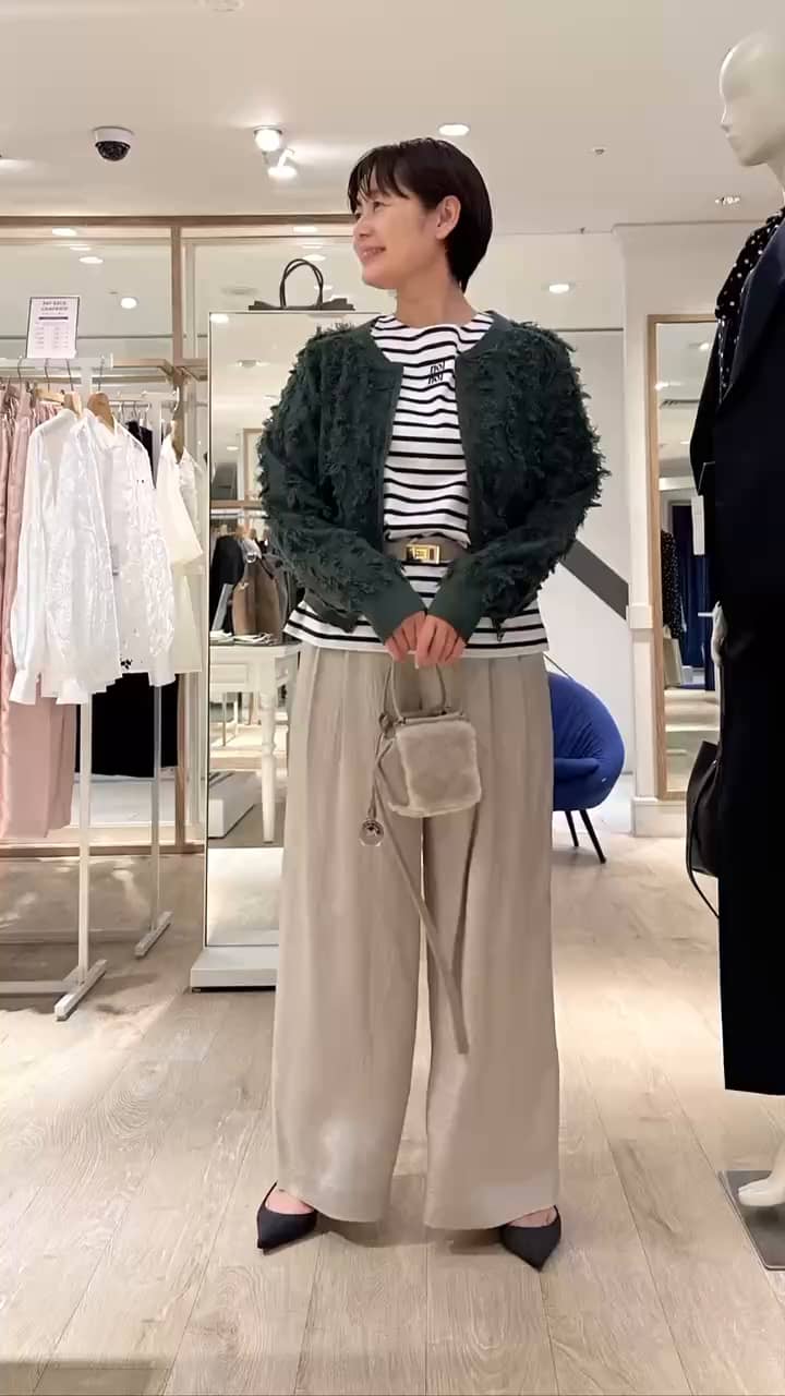 2025.11.12 nolnolシルケットボーダーT サムネイル画像