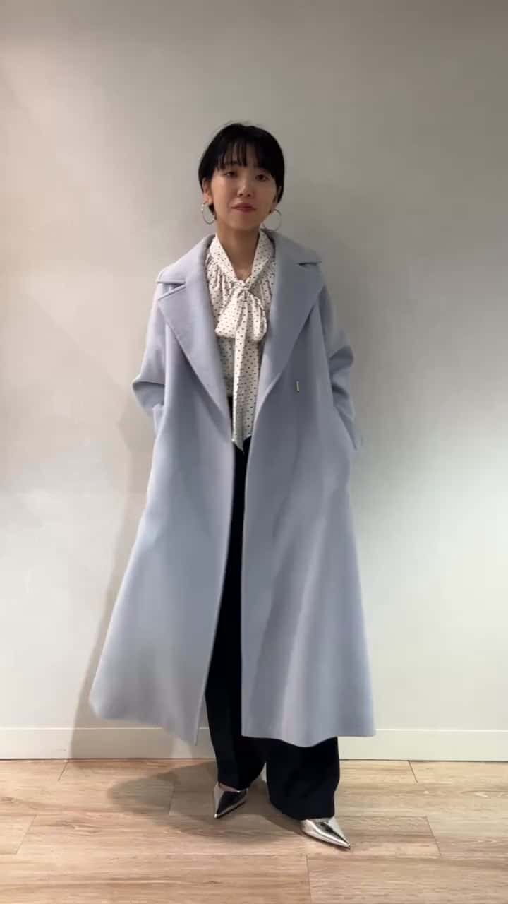 2024.11.28 アンゴラベルテッドコート🩵 サムネイル画像