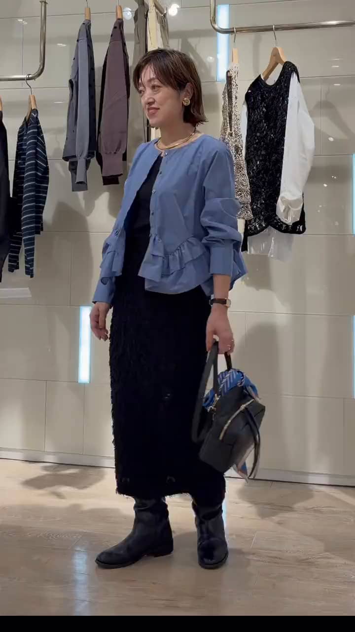2026.08.24 ペプラムブラウス2コーデ サムネイル画像