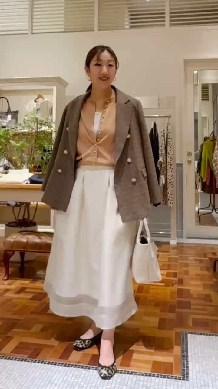 2026.02.10 オーガンジースカートコーデ サムネイル画像