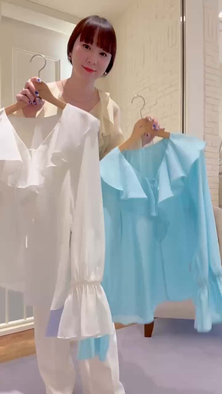 2025.03.10 ラッフルブラウス×パンツ サムネイル画像