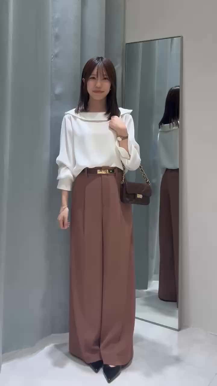 2026.09.18 ブラウス×ワイドパンツ サムネイル画像