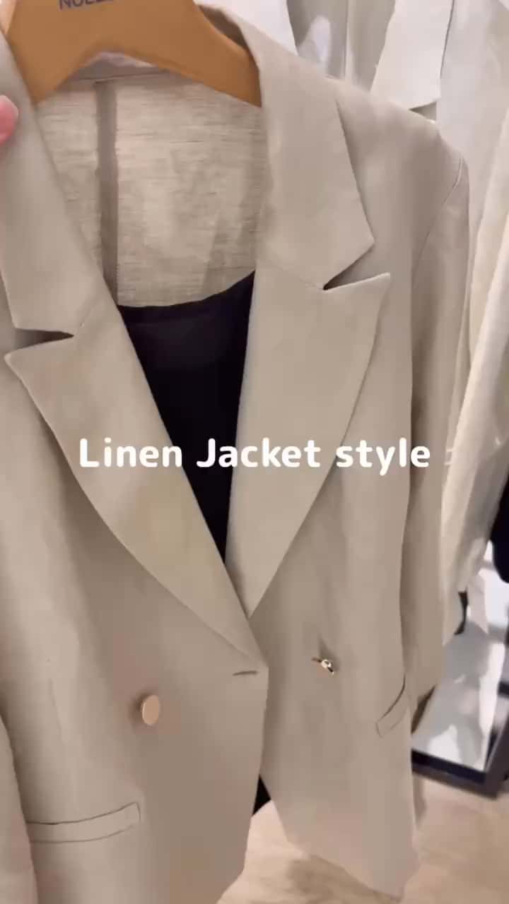 2025.03.20 春におすすめ🌸リネンジャケット サムネイル画像