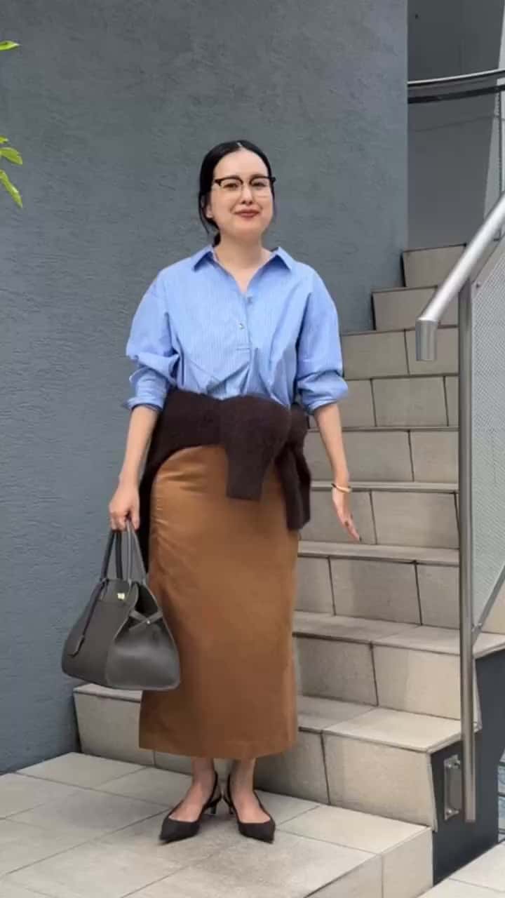 2025.09.22 メタル釦スキッパーシャツ サムネイル画像